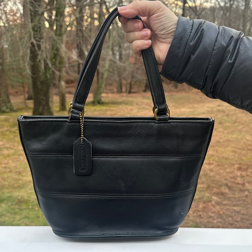 Coach Vintage Tribeca Bucket Black Bag style 9081